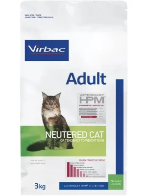Gecertificeerd Virbac HPM Adult Cat Neutered 3kg