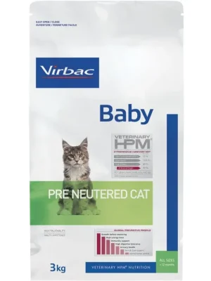Koopje Virbac HPM Baby Pre Neutered Cat 3kg