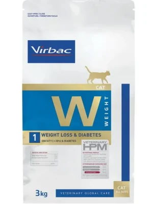Bestel Nu Virbac HPM Cat Weight Loss & Diabetes - W1 3kg