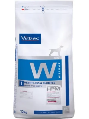 Gereduceerde Prijs Virbac HPM Dog Weight Loss & Diabetes - W1 12kg