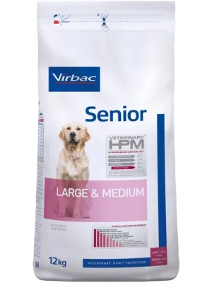 Beperkt Aanbod Virbac HPM Senior Dog Large & Medium 12kg