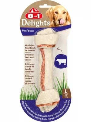 8in1 Delights Beef Bone L 1ks Merkproduct