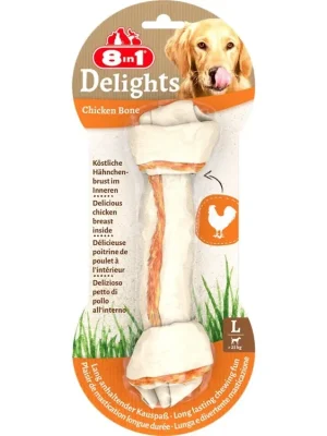Lage Kosten 8in1 Delights Chicken Bone L 1ks
