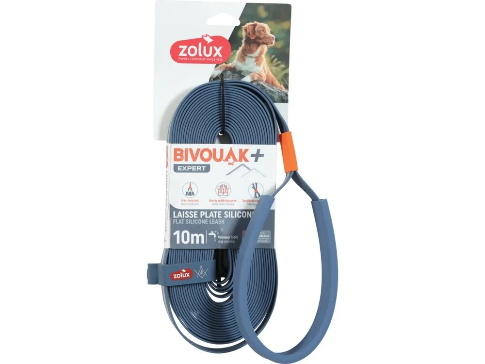 Vodítko BIVOUAK ploché 15mm/10m modrá Zolux Lage Prijs