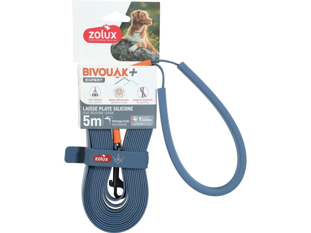 Meest Verkocht Vodítko BIVOUAK ploché 15mm/5m modrá Zolux