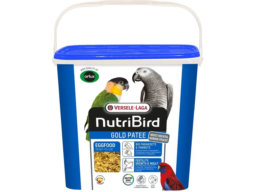 VERSELE-LAGA Nutribird Gold Patee Big Parakeets & Parrots 5kg Meest Verkocht