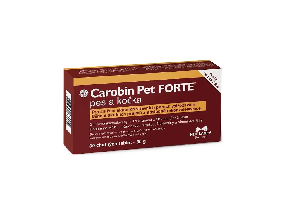 Carobin Pet Forte pro psy a kočky 30tbl Koopje