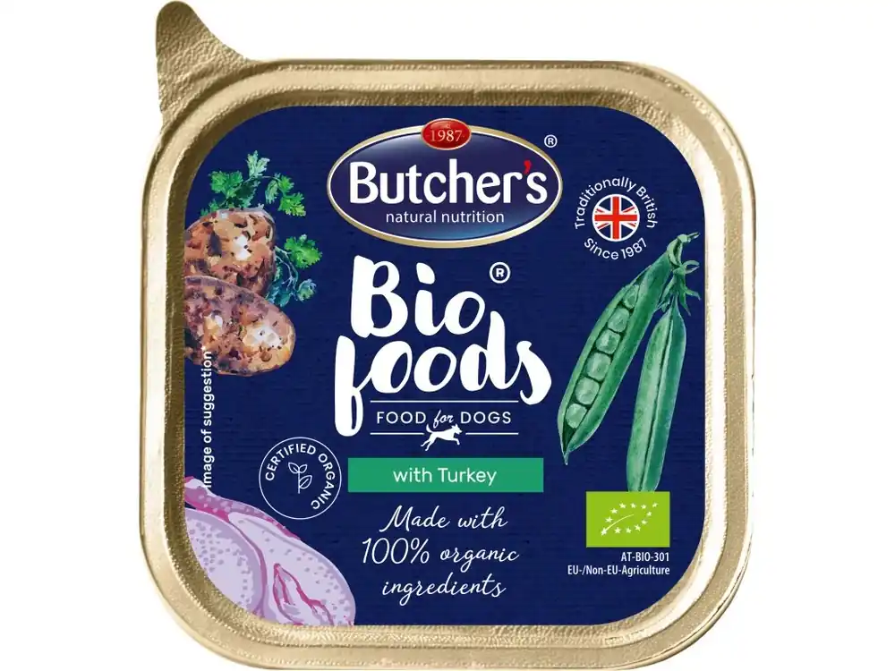 Butcher‘s Dog Bio Foods Turkey 150g Merkproduct