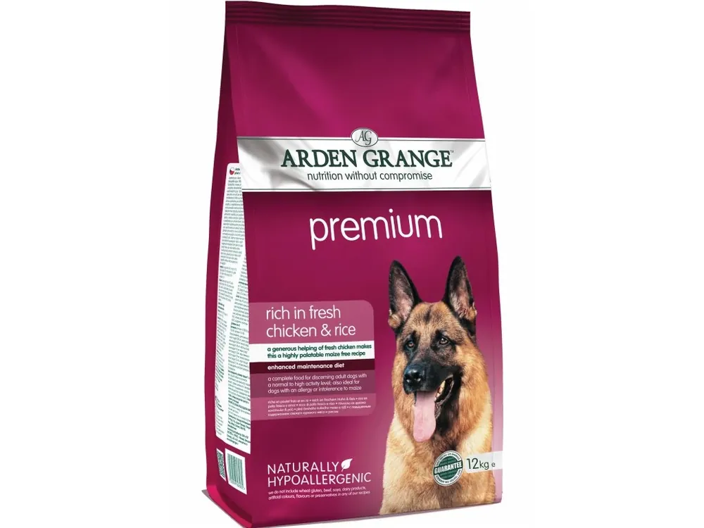 Arden Grange Dog Adult Premium rich fresh Chicken & Rice 12kg Lage Kosten