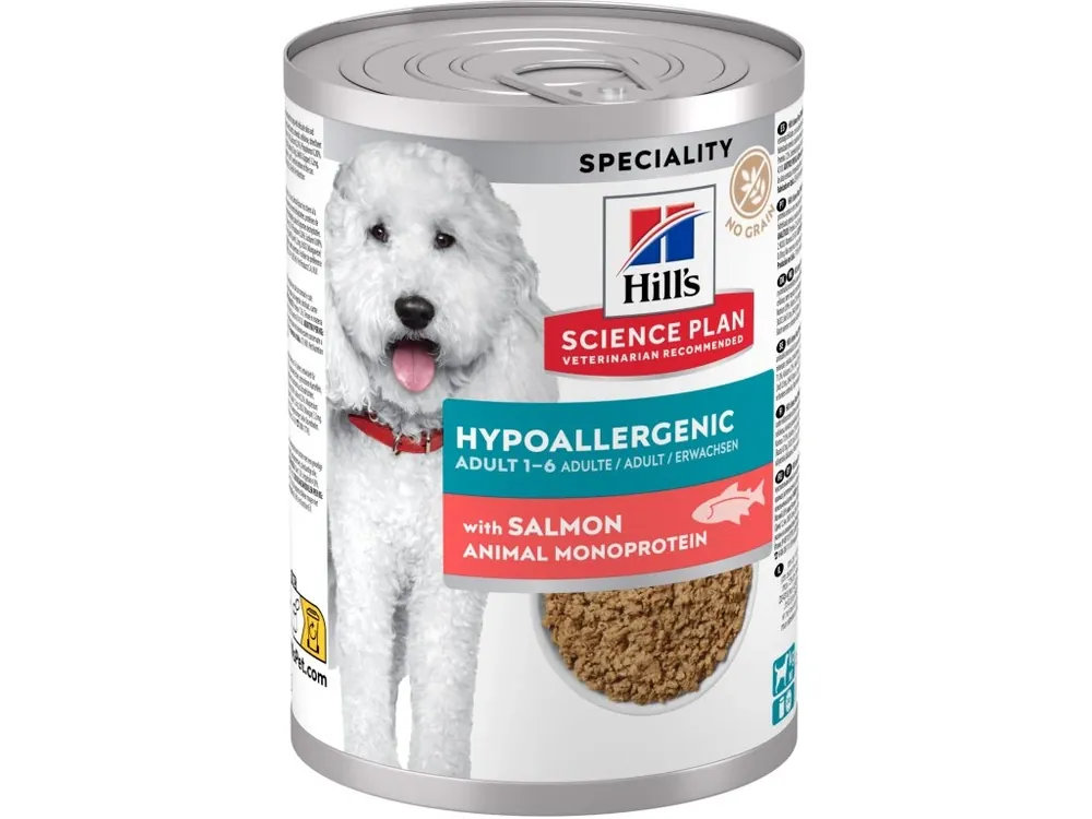 Hill‘s Science Plan Adult Dog Hypoallergenic Salmon Monoprotein 363 g Speciale Aanbieding