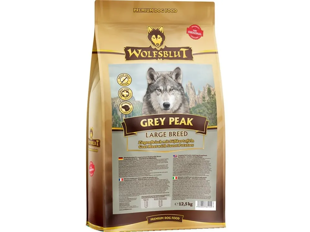 Wolfsblut Dog Large Breed Grey Peak 12,5kg Beperkte Voorraad