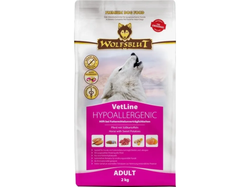 Wolfsblut Dog VetLine Hypoallergenic 2kg Beperkte Voorraad