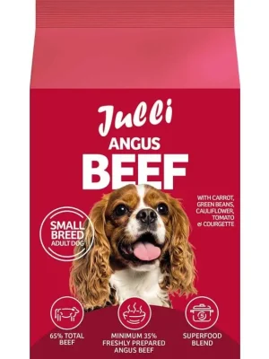 Exclusieve Aanbieding JULLI Dog Adult Small High 65 Beef Angus 2kg