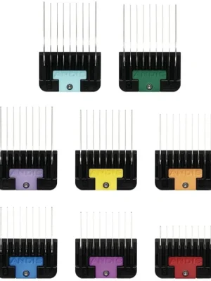 Gereduceerde Prijs ANDIS Universal Stainless Steel Combs 8-Piece Set